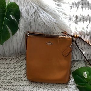 Orange Coach Crossbody Purse